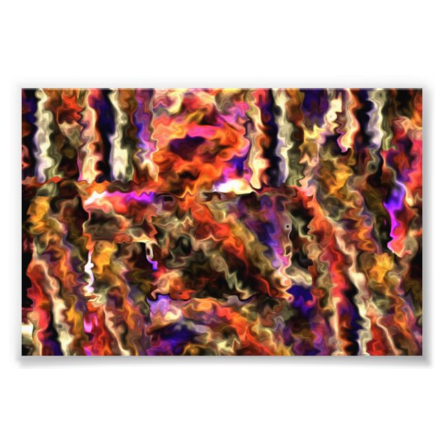 Tre gånger den moderna Abstraktens möjligaste kons Fototryck (Framsidan)