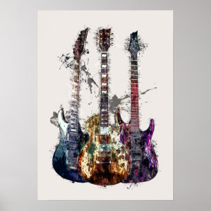 Tre garnitärer poster