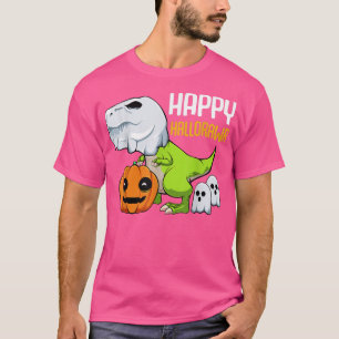 TRe Ghost Lazy Halloween Costume Dinosaur Pun Pump T Shirt