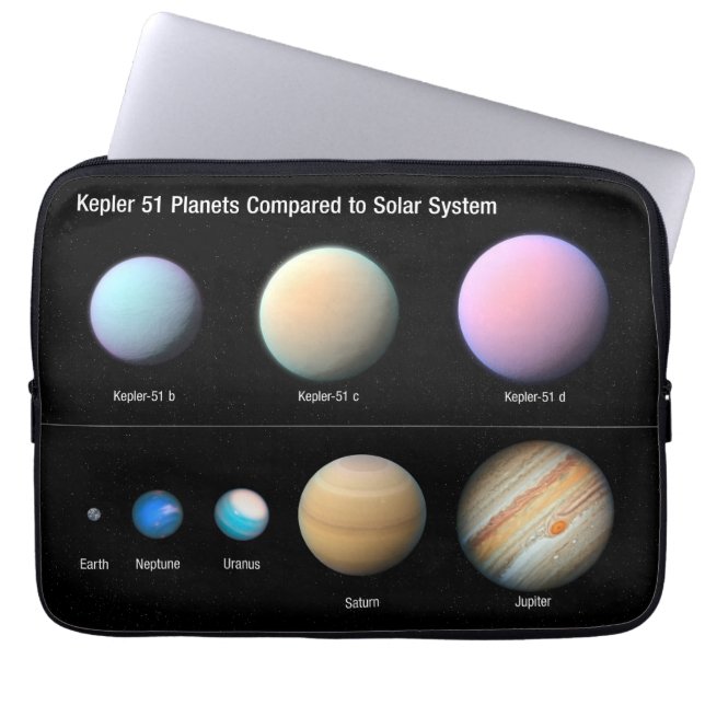Tre giant Planets Orbitande Kepler 51 Laptop Fodral (Framsidan)