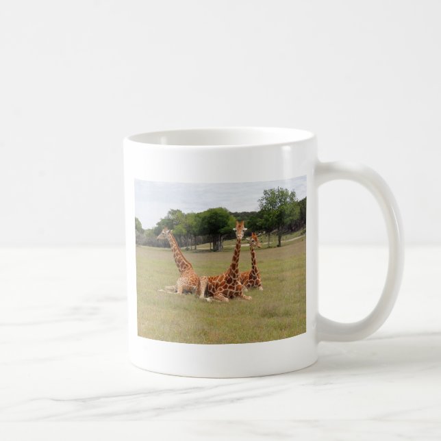 Tre Giraffe vid Fossil Rim Kaffemugg (Höger)