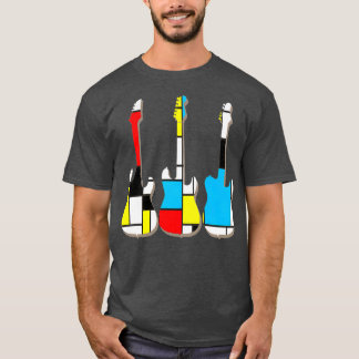 tre gitarrer modern t shirt