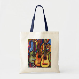 Tre gitarrer tygkasse