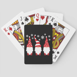 Tre Gnomer för Helgdagarna Casinokort