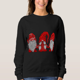 Tre gnomer i rött kostym jul - Hängande Wi T Shirt