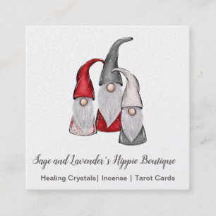 Tre Gnomes Fyrkantigt Visitkort