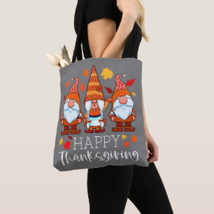 Tre Gnomes Happy thanksgiving Gnomes Fall Gnome Tygkasse