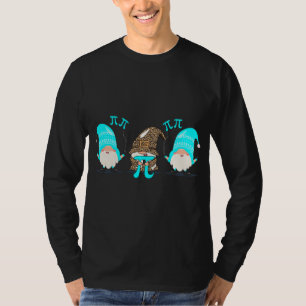 Tre Gnomes Lycklig Pi Day Math Älskare Lacher Math T Shirt