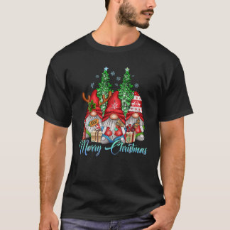 Tre Gnomes Shirts Women Kids God jul Tre T Shirt