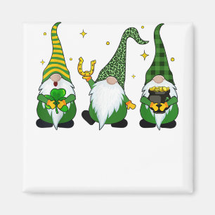 Tre Gnomes-St patricks day Magnet