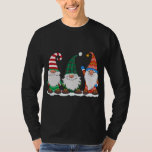 Tre Gnomes Winter Matching Family Gnome Christma T Shirt<br><div class="desc">Tre Gnomes Vinter-matchning med familje- juljul</div>