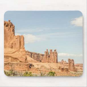 Tre Gossips, får Sten i Arches nationalpark Musmatta