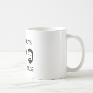 Tre grabbar med pärlor kaffemugg