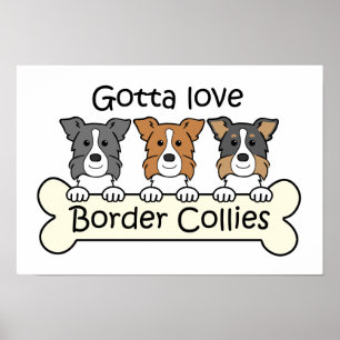 Tre gränsCollies Poster