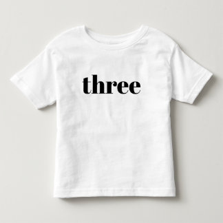 Tre - Grattis på födelsedagen Shirt for Småbarn T