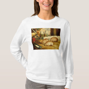 Tre grisar med slottet i bakgrunden tee shirt