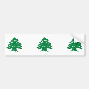 TRE Grönten Libanon Cedar Träd Bildekal