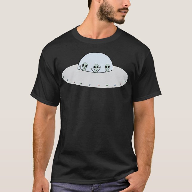 Tre gryn i en Ufo T Shirt (Framsida)