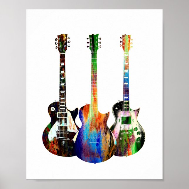 Tre Guitars Poster (Framsidan)