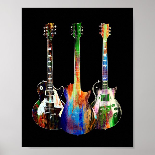 Tre Guitars Poster (Framsidan)