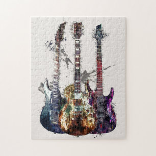 Tre Guitars Pussel