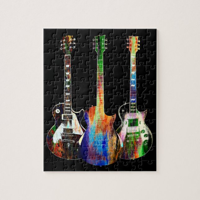 Tre Guitars Pussel (Vertikal)