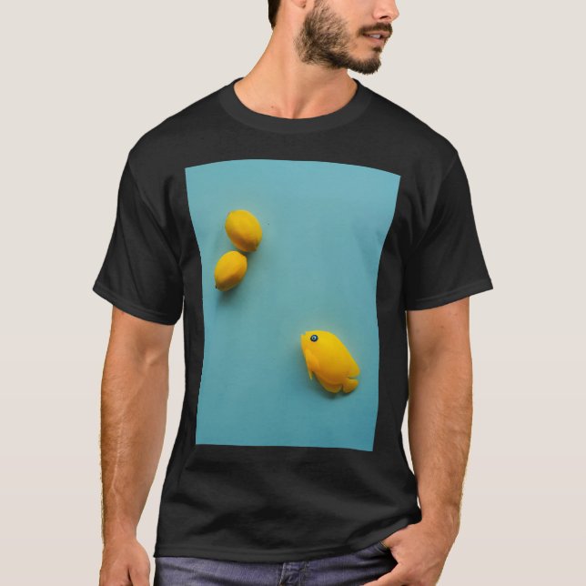 Tre gula ängelfiskar t shirt (Framsida)