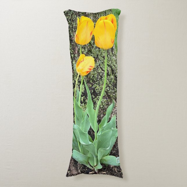 Tre Gulter/tuppar Kroppskudde (Framsidan Vertikal)