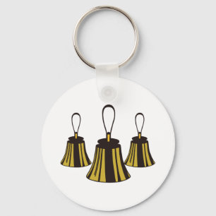 Tre Handbells Nyckelring