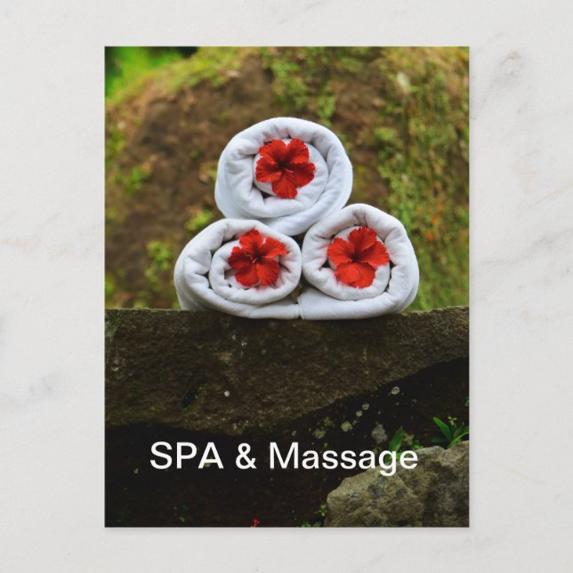 Tre handdukar vykort (Framsida)