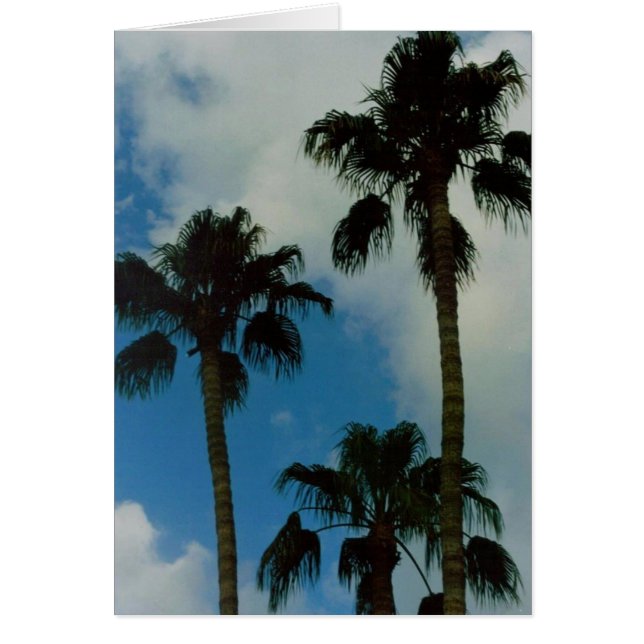 Tre Handflatan Hälsningskort (Framsidan)