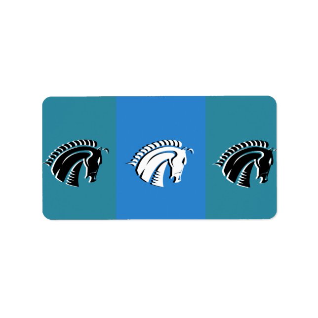 Tre häretiketter adressetikett (Framsidan)