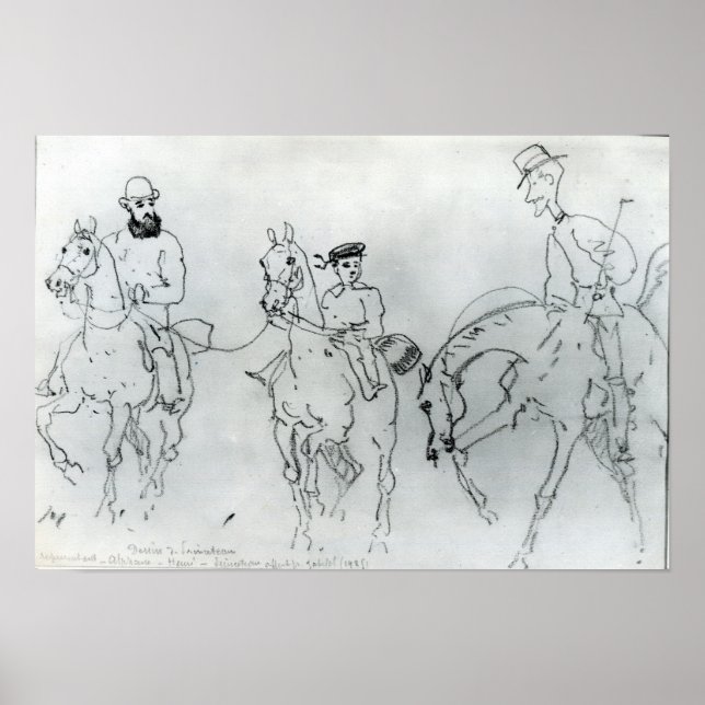 Tre hästsperma poster (Framsidan)