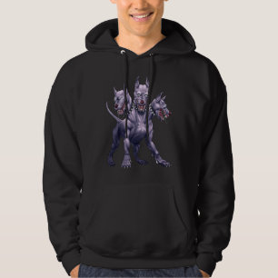 Tre Headed Hund Cerberus Hoodie