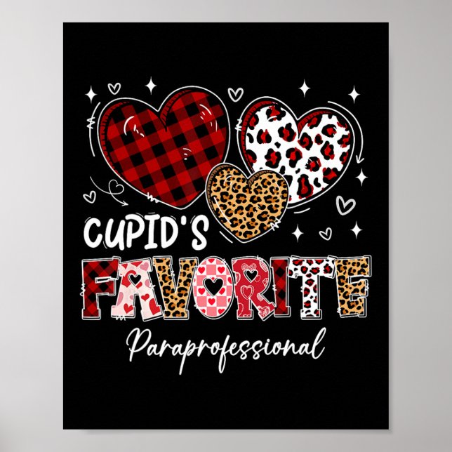 Tre Hearts Cupid's Favorite ParaProfessional Val Poster (Framsidan)