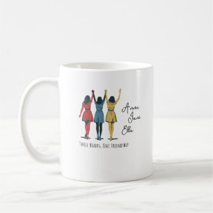 Tre Hearts Mugg, Bestkompisars, BFFs mugg