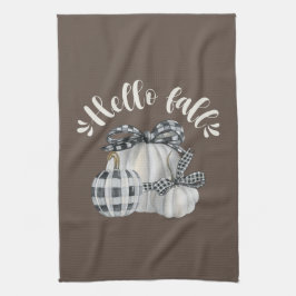 Tre Hejer för Pumpkin Fall Kökshandduk