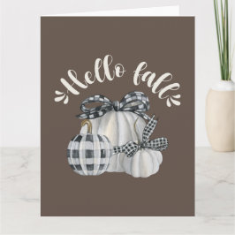 Tre Hejer för Pumpkin Fall Kort