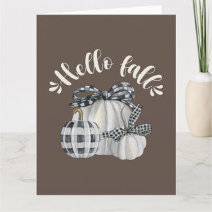 Tre Hejer för Pumpkin Fall Kort