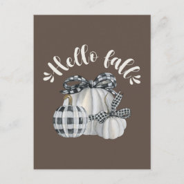 Tre Hejer för Pumpkin Fall Vykort