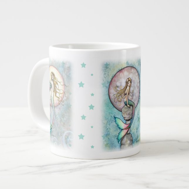 Tre himmelska sjöjungfrur Jumbo-mugg Jumbo Mugg (Framsida vänster)