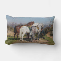 Tre hingstar (av Rosa Bonheur)