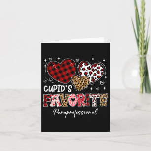 Tre Hjärtans Cupids Favorit Paraprofessionell Val Kort