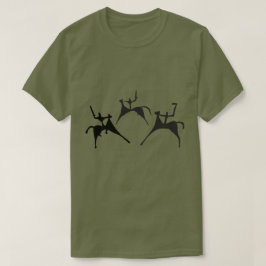 Tre Horsperma - Petroglyfer Sten Teckning T Shirt