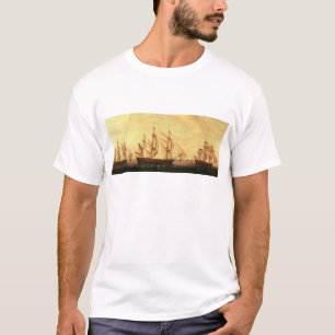 Tre Hudson fjärdfrakter i Thamesen T Shirt