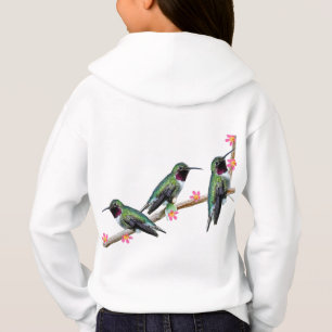 Tre Hummingbird på en gren Floss Silt T Shirt