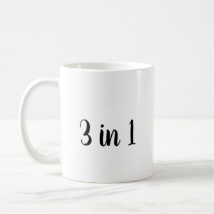 Tre i ett kaffemugg