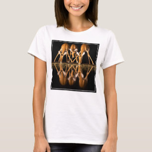 Tre impalor dricker tillsammans på natten t shirt