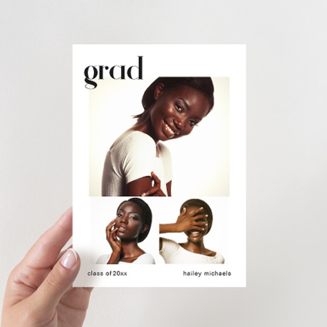 Tre inbjudningar till Studentfesten Fotokollage (Skapare uppladdad)