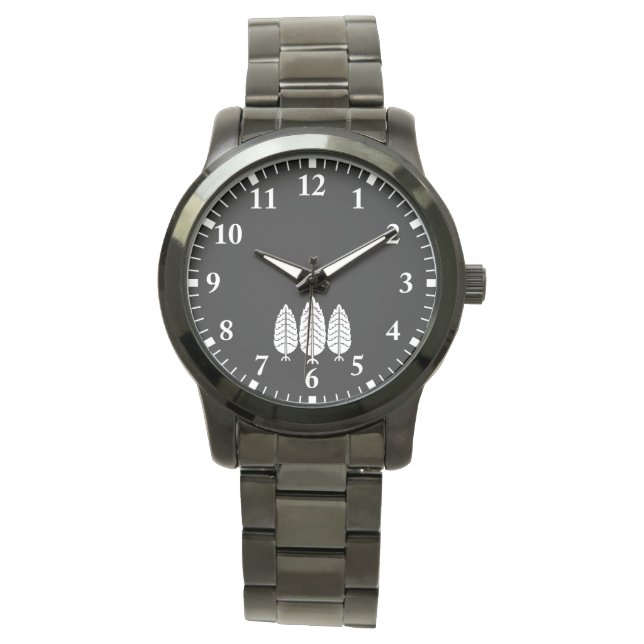Tre japanska cedars armbandsur (Framsida)